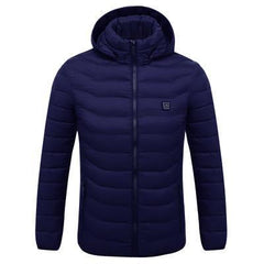 USB Winter Solid color Heated Jacket - IntimaChic