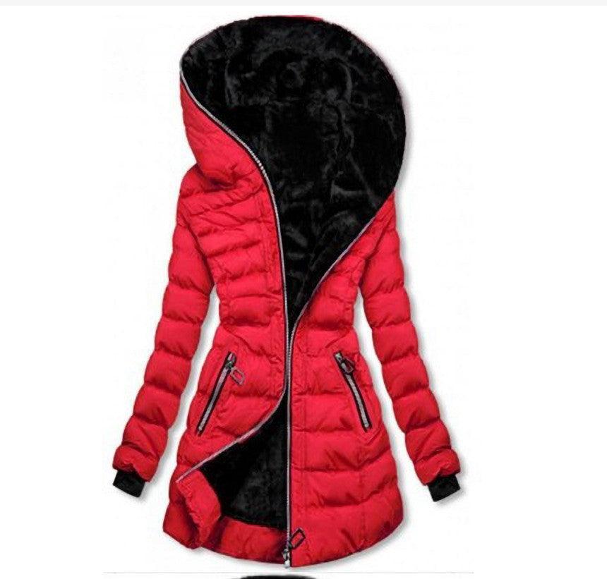 Women Winter Long Coat - IntimaChic