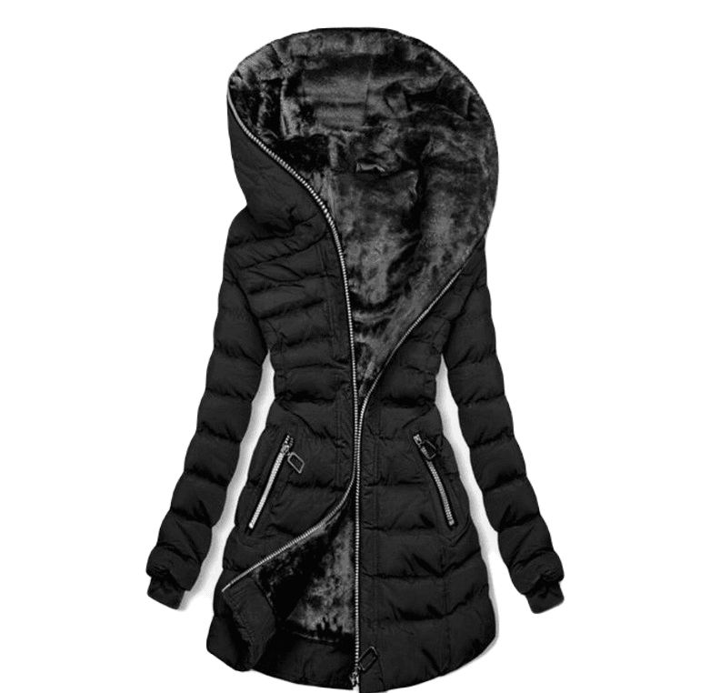 Women Winter Long Coat - IntimaChic