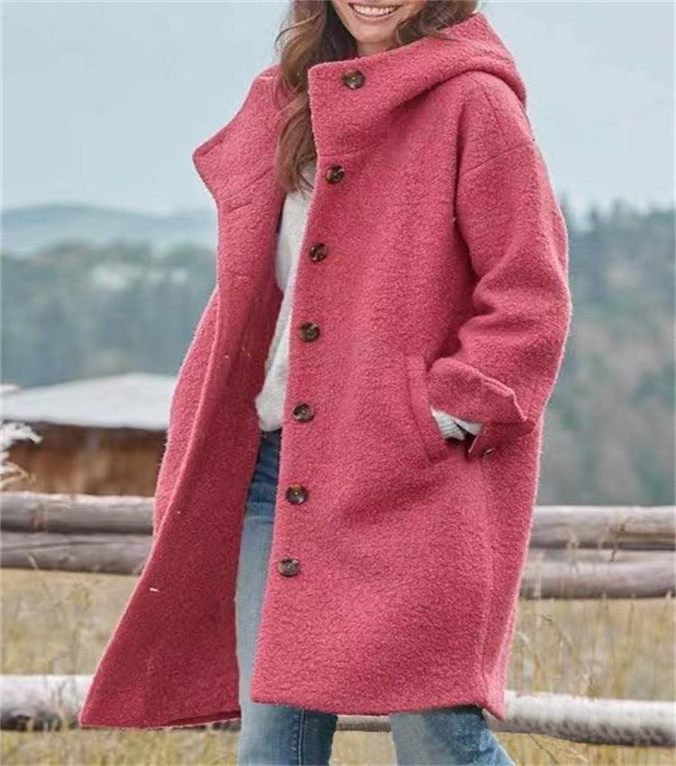 Long-Sleeved Winter Coat - IntimaChic