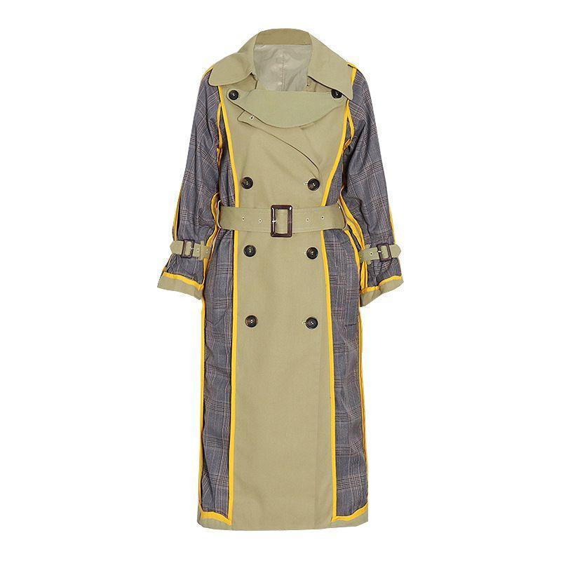 Draping Long Trench Coat - IntimaChic