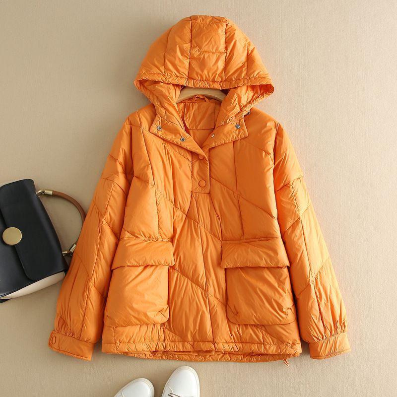 New White Duck Down Jacket for Women - IntimaChic