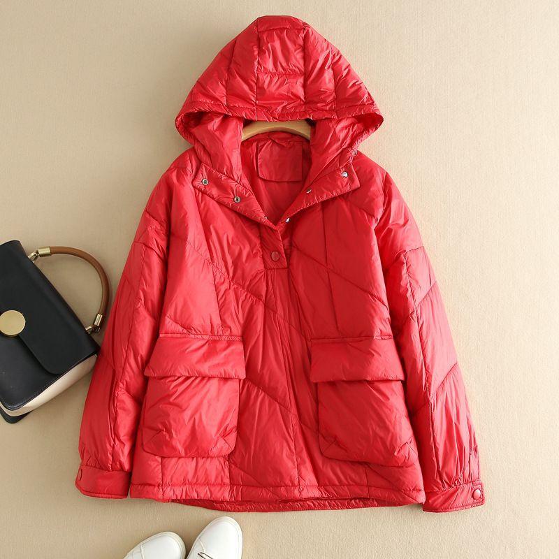 New White Duck Down Jacket for Women - IntimaChic