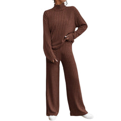 Elegant Autumn and Winter Knitted Long Sleeve Suit - IntimaChic