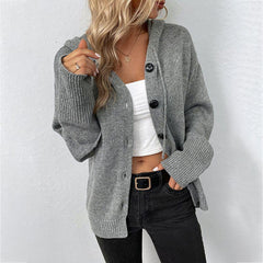 Knitted Cardigan Jacket - IntimaChic