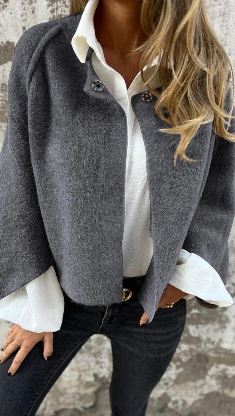 Short Cashmere Coat - IntimaChic