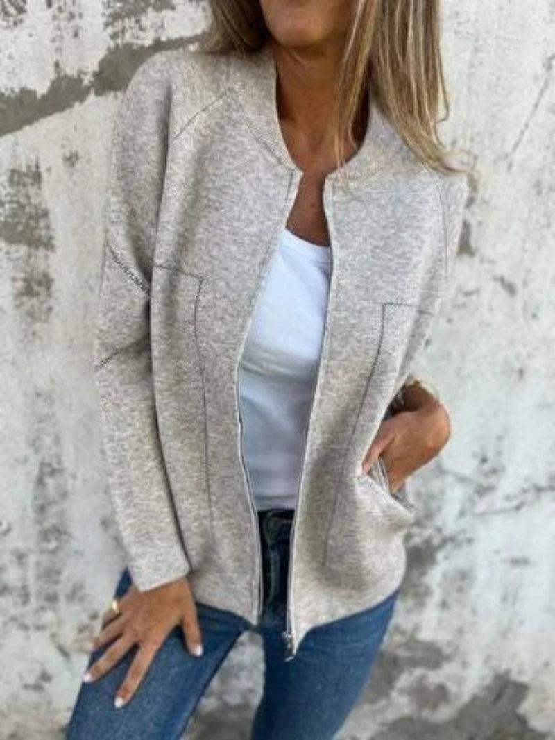 Elegant Autumn and Winter Casual Jacket for Effortless Chic in Winter - IntimaChic