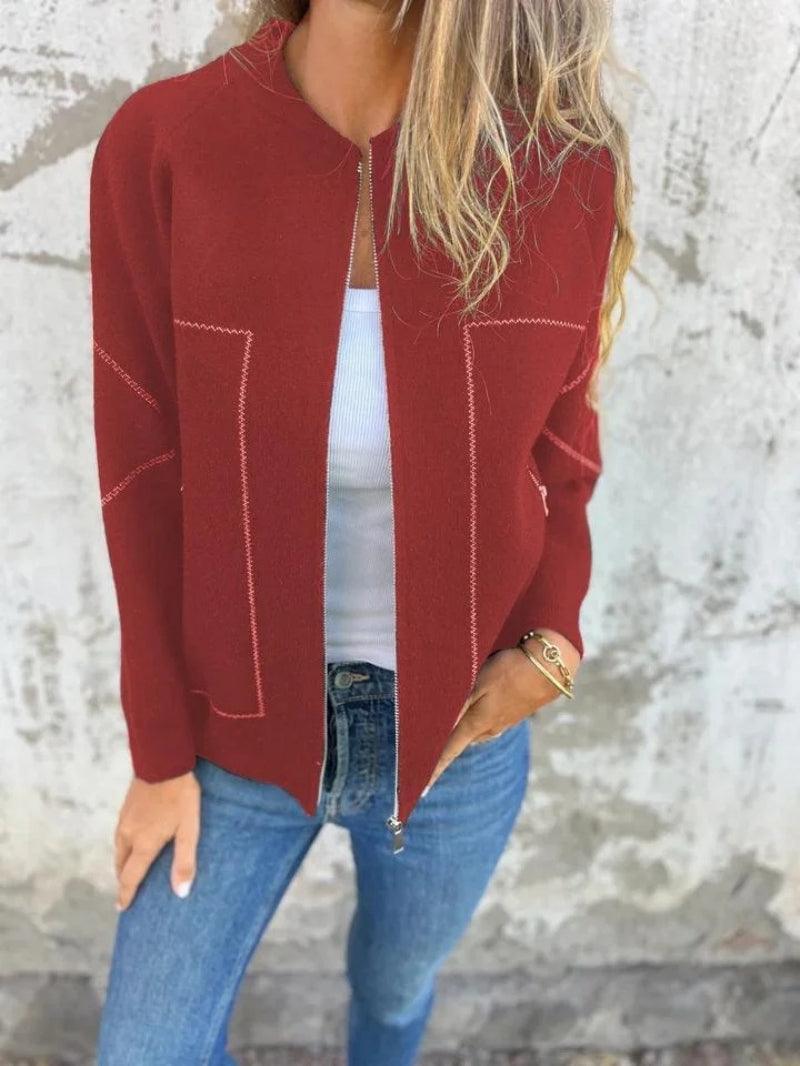 Elegant Autumn and Winter Casual Jacket for Effortless Chic in Winter - IntimaChic