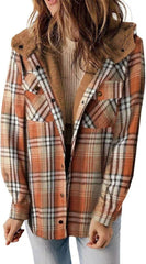 Long Sleeve Jacket Check - IntimaChic