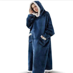 Home Hooded Long Pajamas - IntimaChic