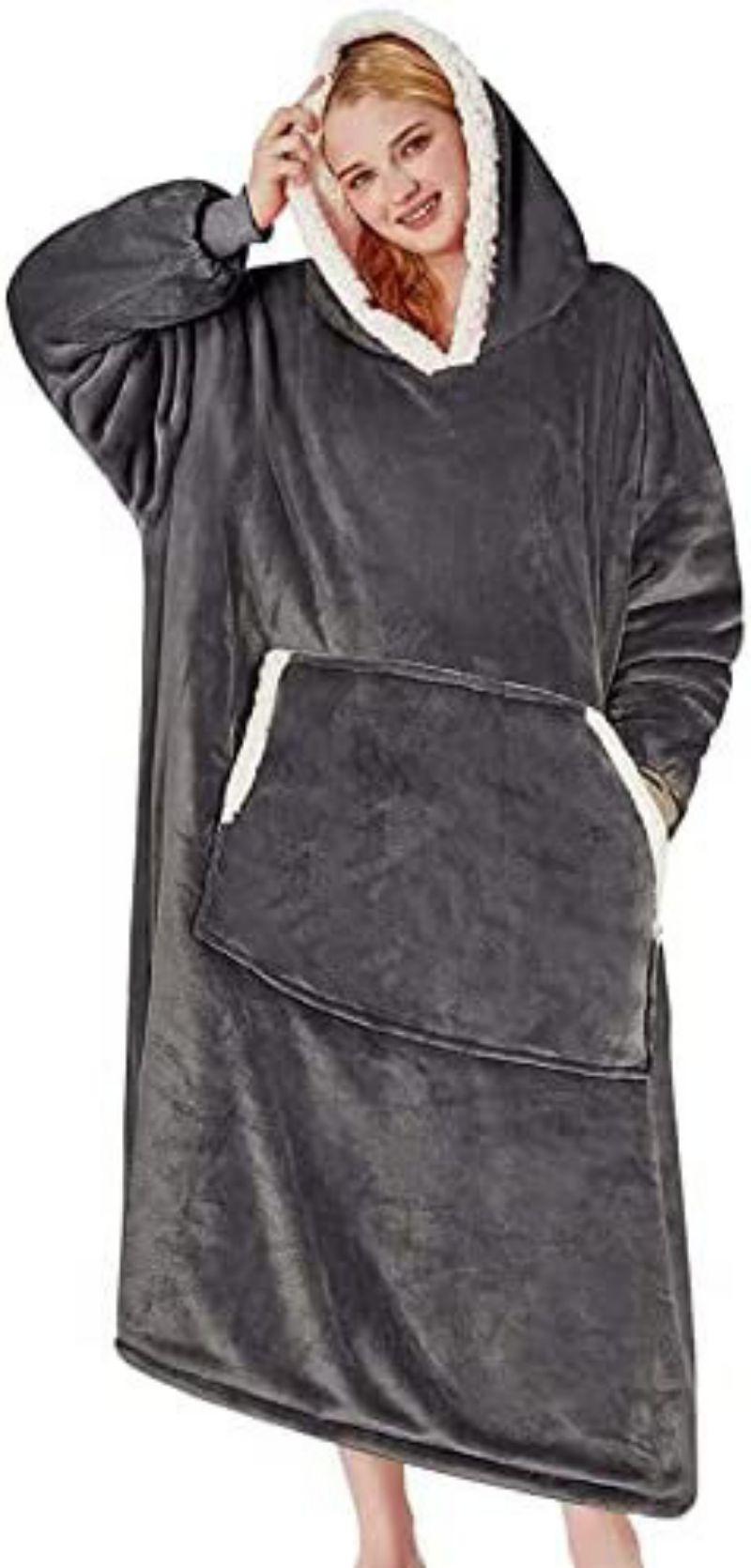 Home Hooded Long Pajamas - IntimaChic