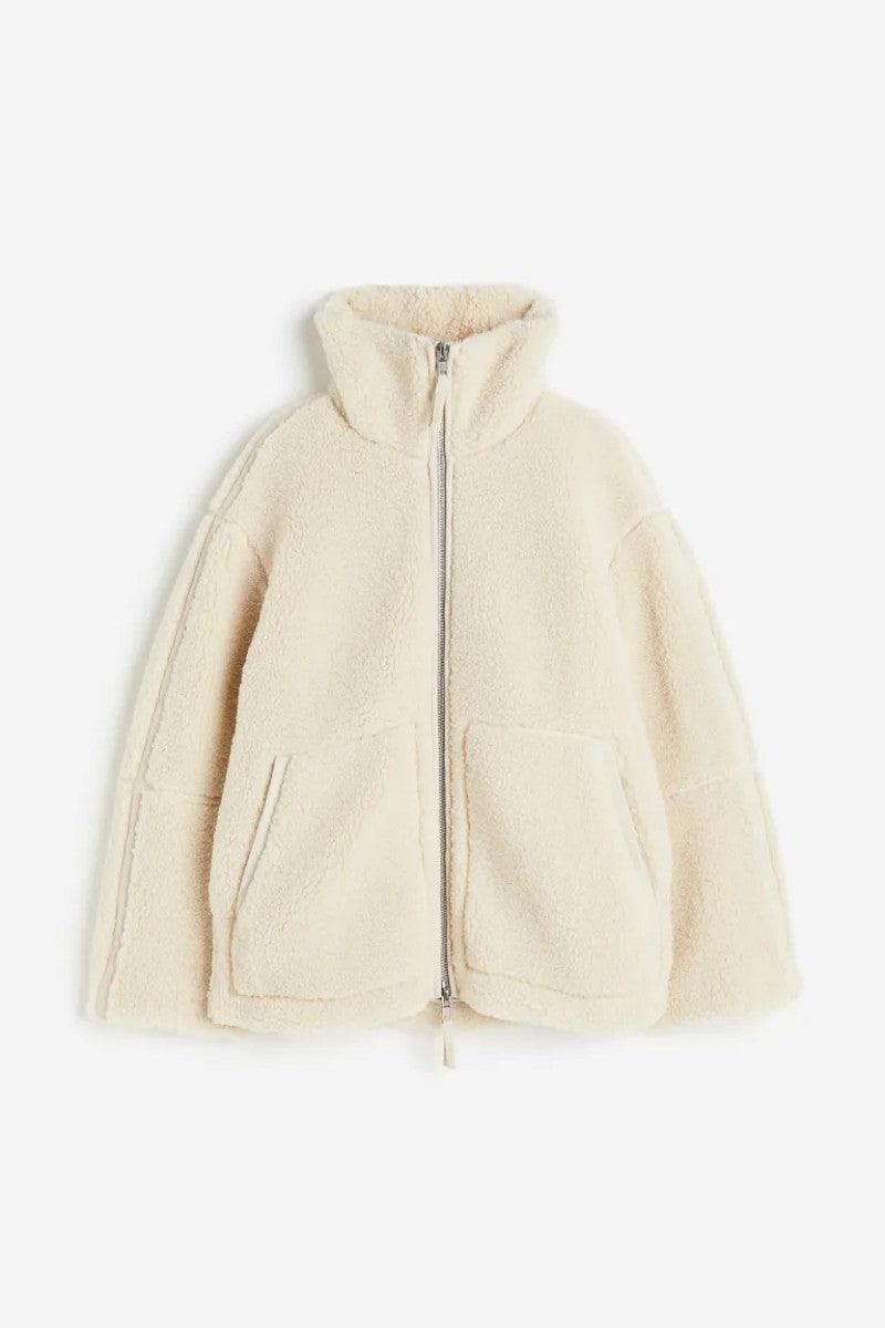 Cashmere Zip Coat - IntimaChic