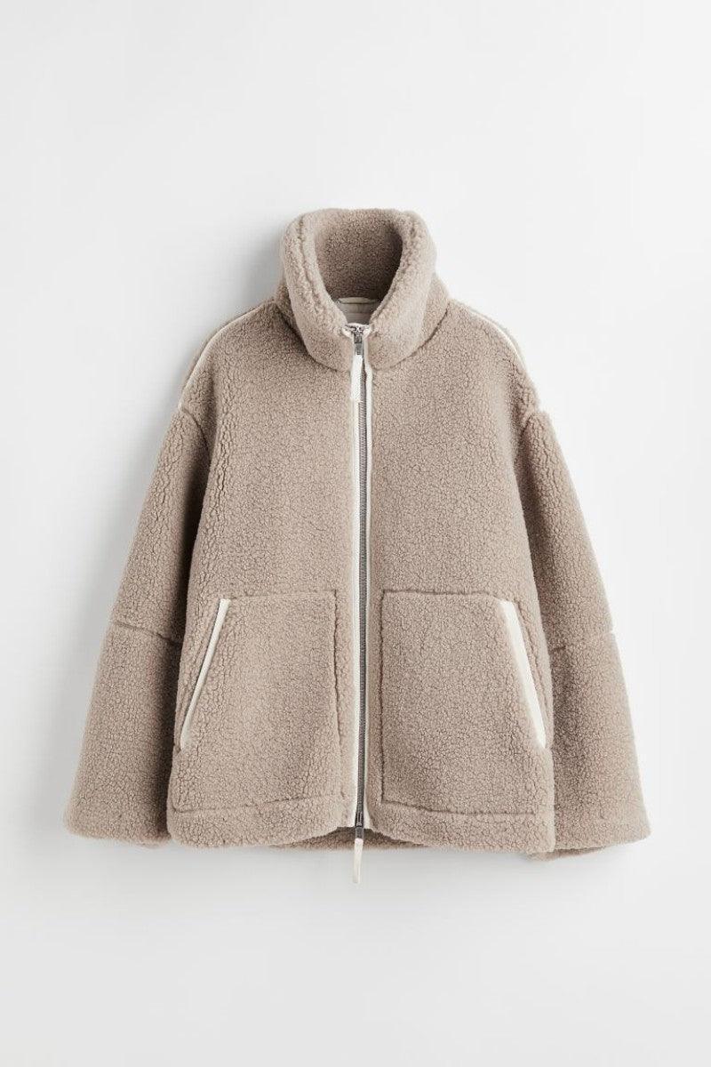 Cashmere Zip Coat - IntimaChic