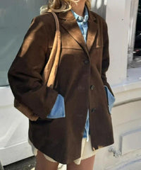 Vintage Brown Coat - IntimaChic