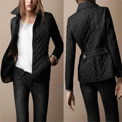 Single-breasted Slim-fit Cotton-padded Jacket - IntimaChic