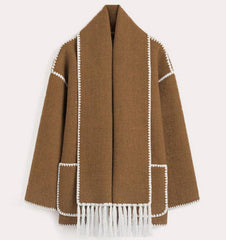 Loose Fringe Coat - IntimaChic