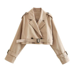 Long Sleeve Short Coat Jacket - IntimaChic