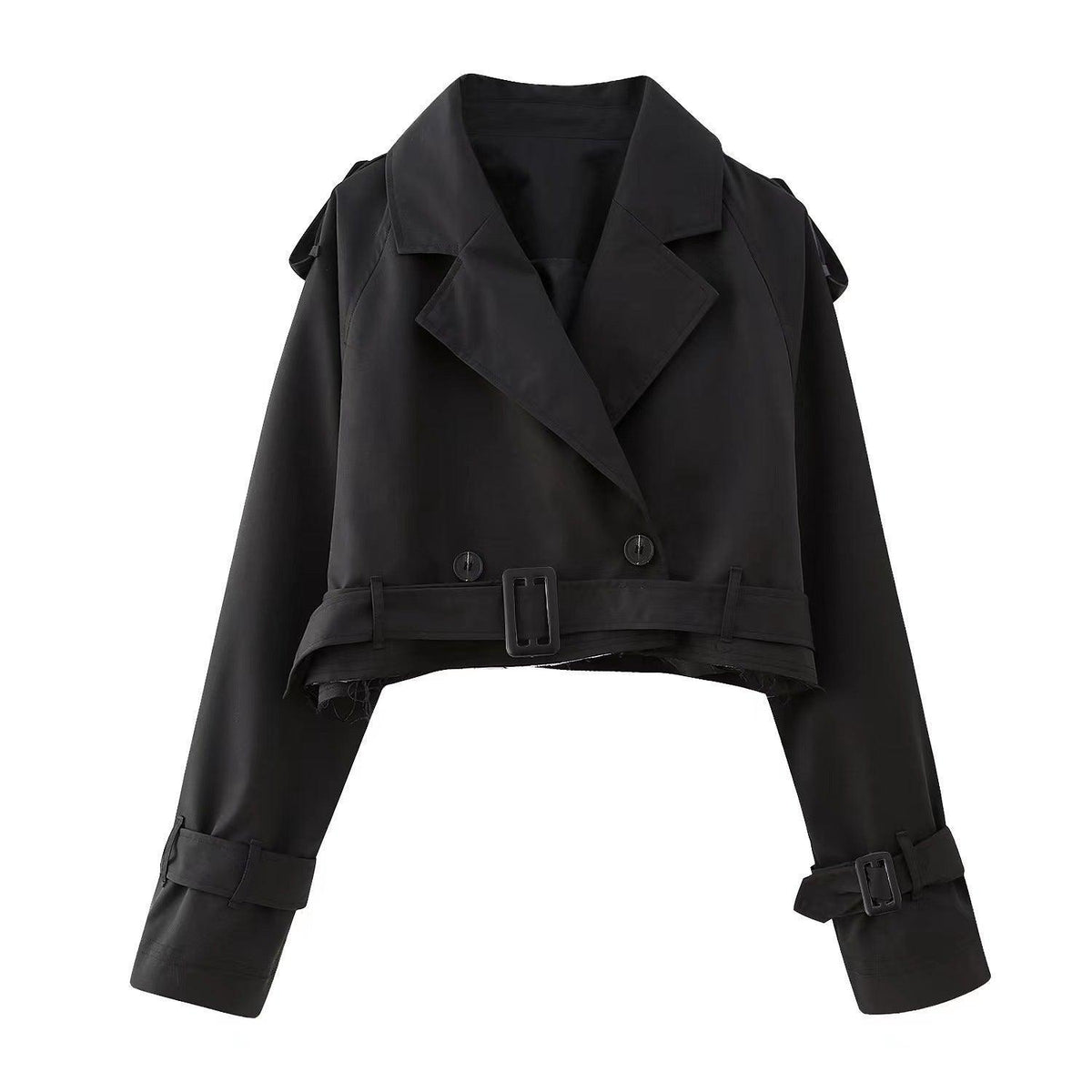 Long Sleeve Short Coat Jacket - IntimaChic