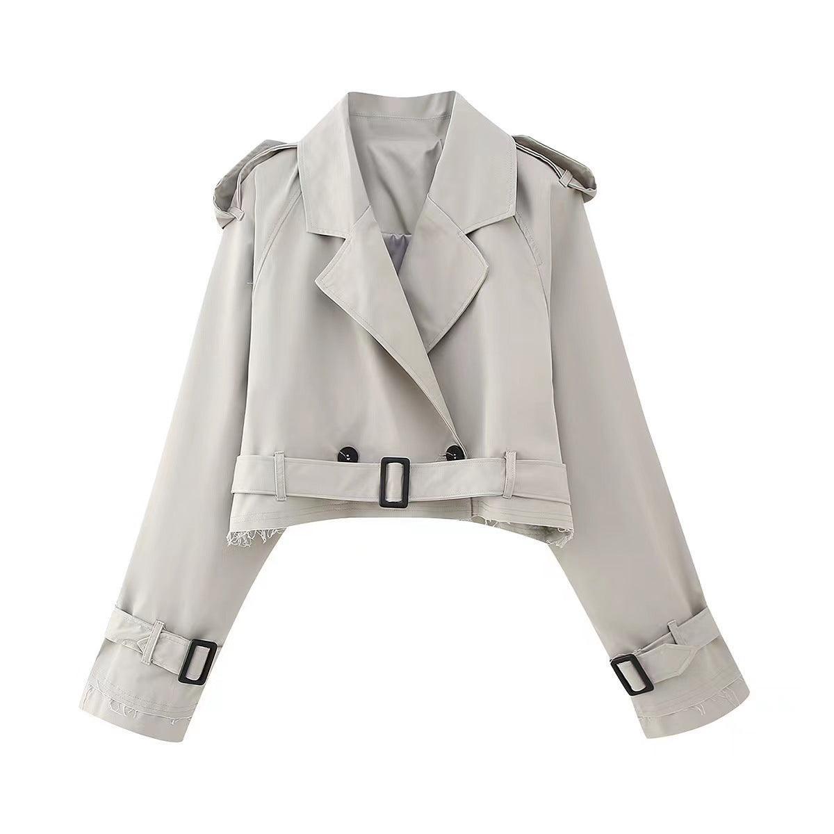 Long Sleeve Short Coat Jacket - IntimaChic