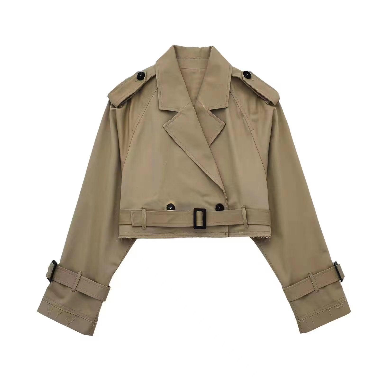 Long Sleeve Short Coat Jacket - IntimaChic