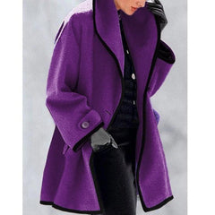 Hooded Woolen Coat - IntimaChic