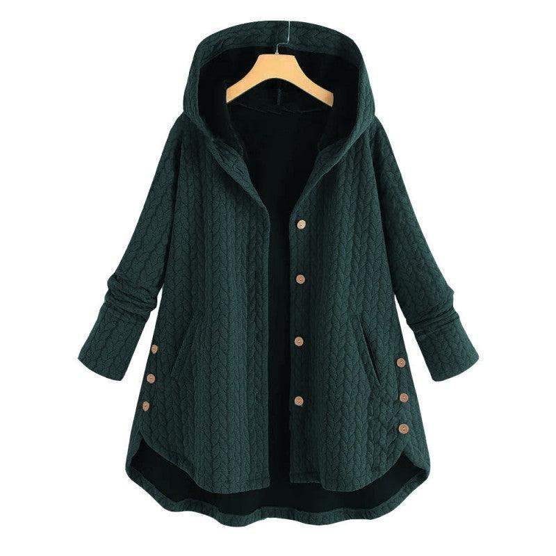 Women's Cotton Hooded Jacket - IntimaChic