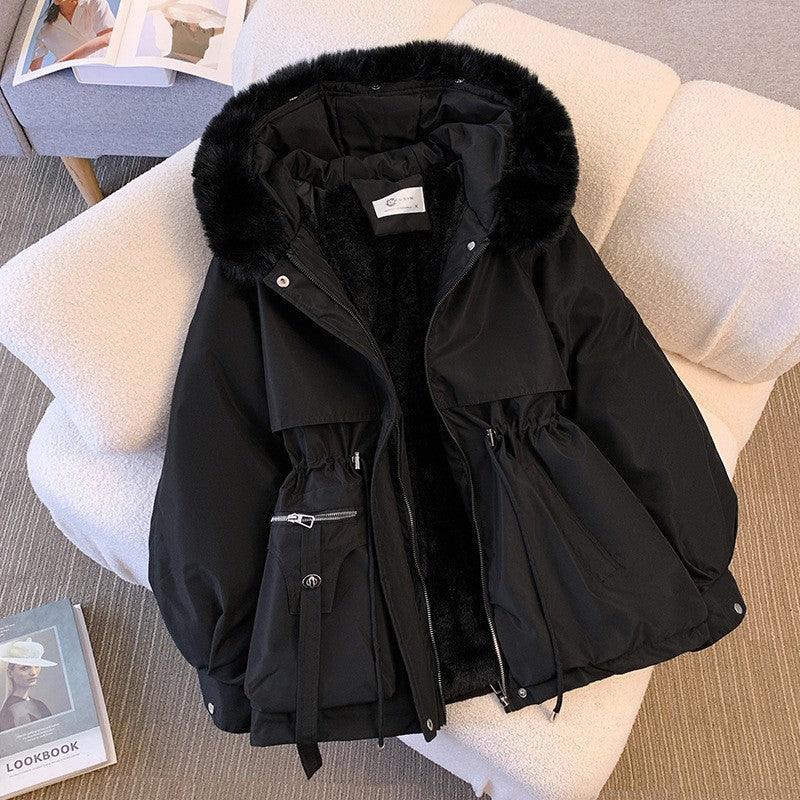 Slim Down Cotton-padded Coat - IntimaChic