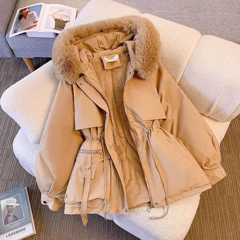 Slim Down Cotton-padded Coat - IntimaChic